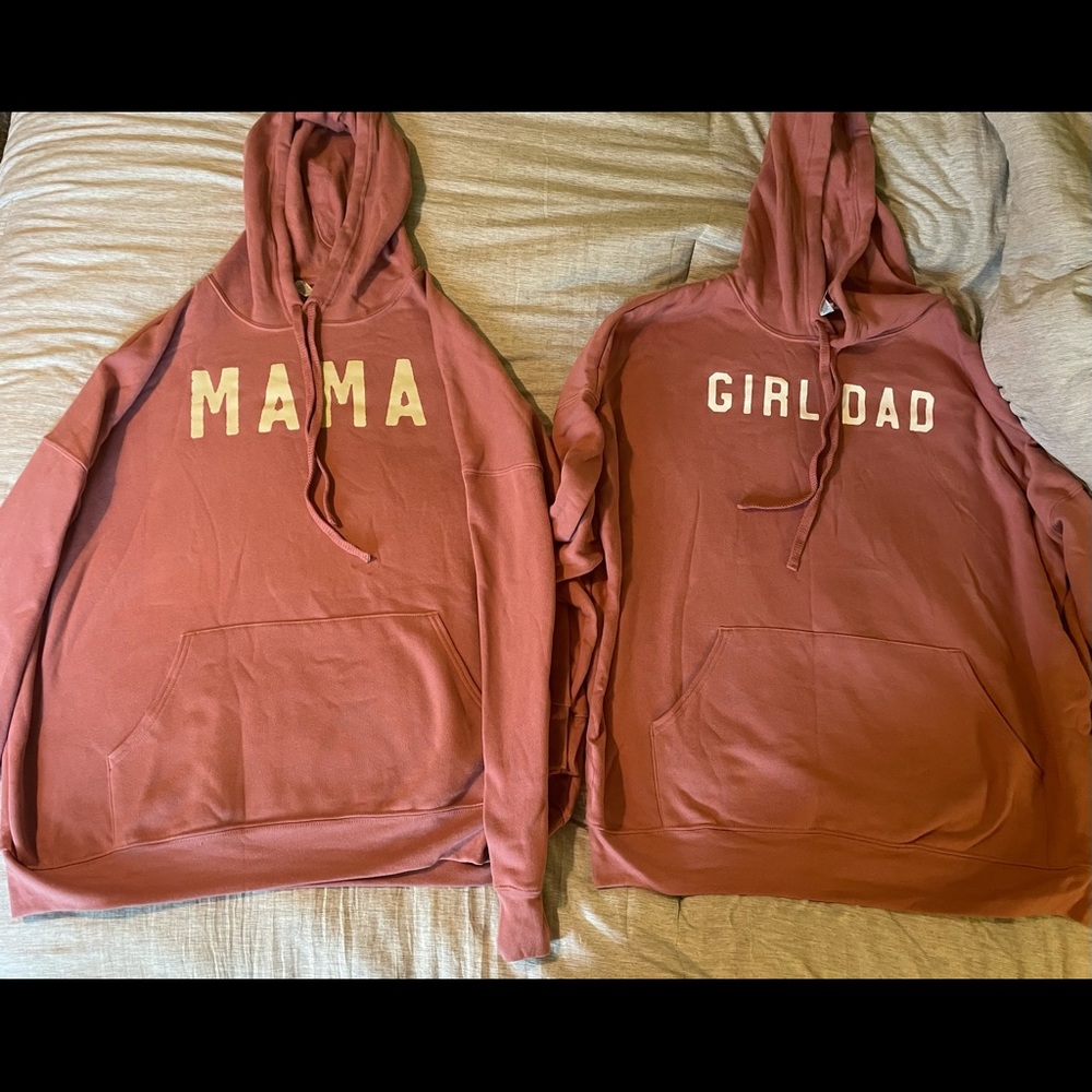 Mamá & Girl Dad Sweatshirt set